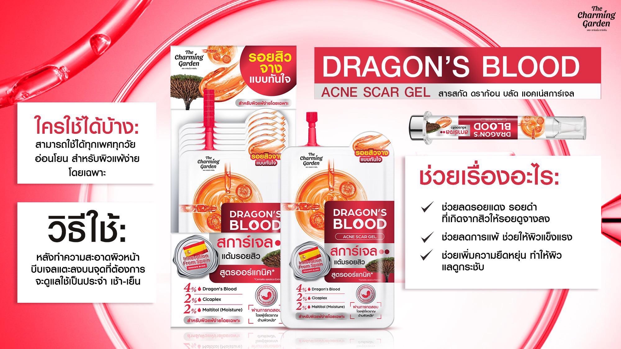 Dragon’s Blood Acne Scar Gel 7g.
